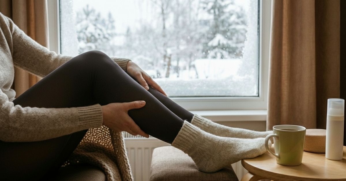 Gambe pesanti in inverno perché la circolazione peggiora